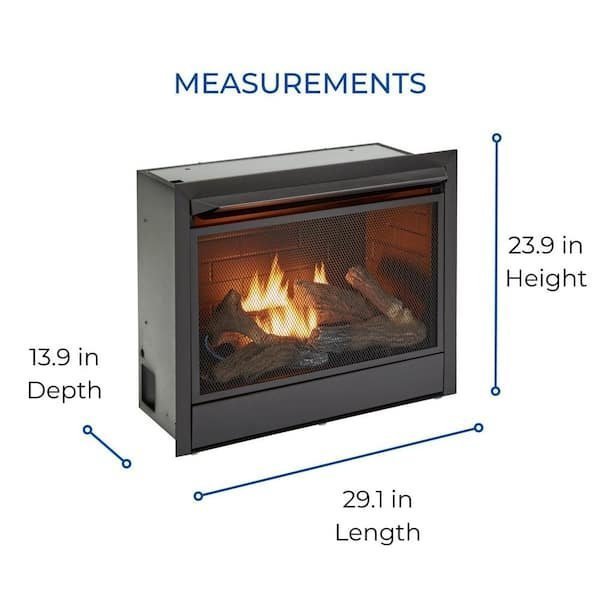 Duluth Forge Dual Fuel Ventless Gas Fireplace Insert - Image 6