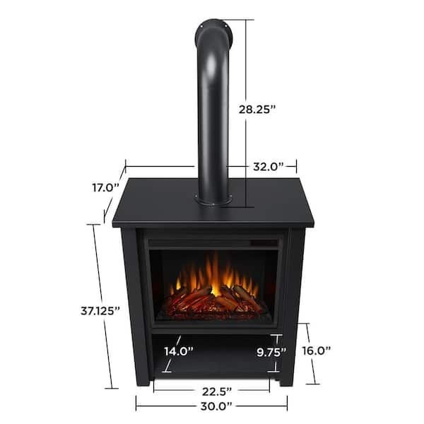 Real Flame Hollis 32″ Electric Fireplace - Image 5