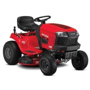 CRAFTSMAN T110 42-Inch 17.5 HP Gas Riding Lawn Mower Briggs & Stratton Engine 7-Speed Manual Transmission