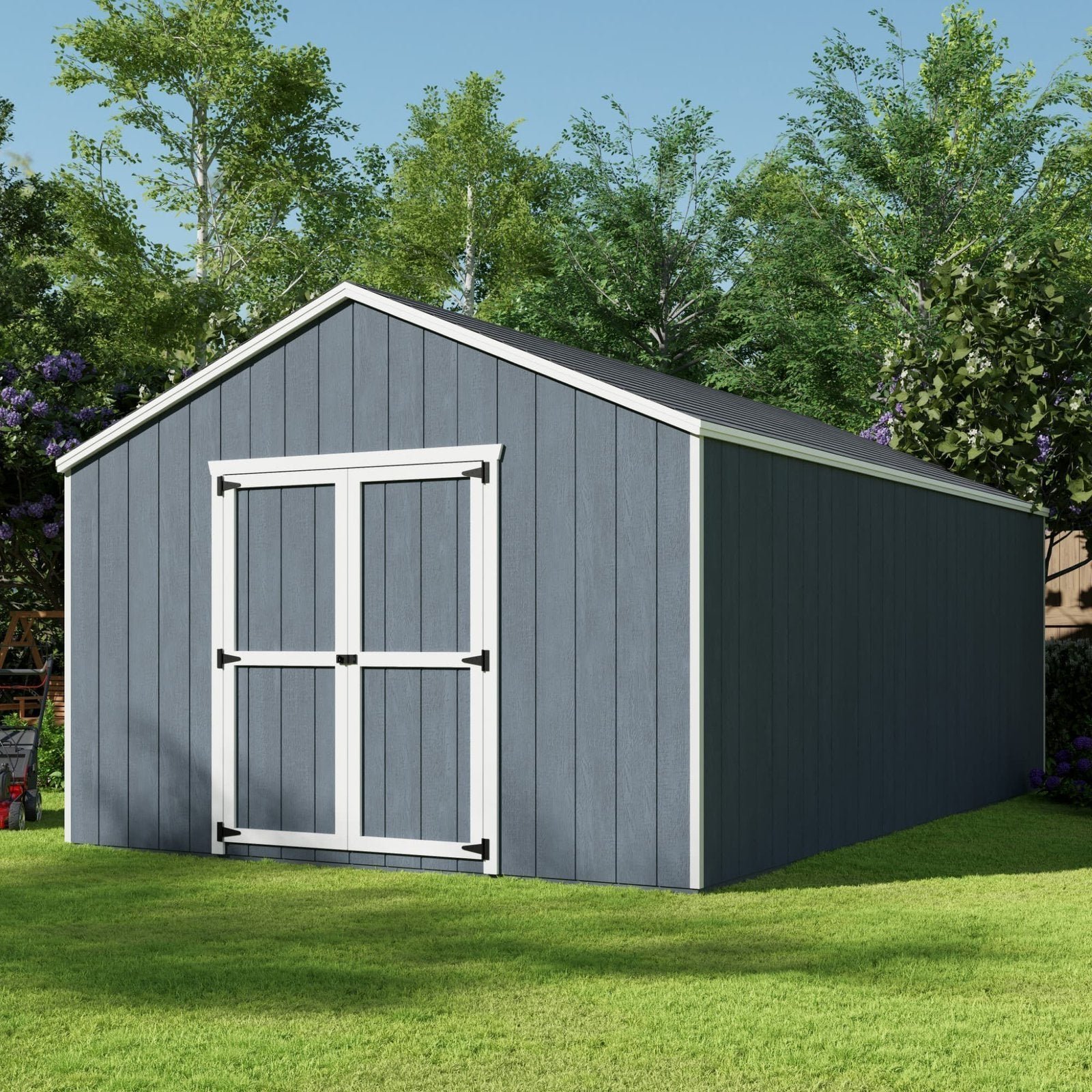 Little Cottage Co Value Gable Wood Shed Kit - Image 8