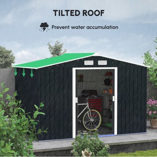Outdoor Garden Storage Shed Tool House - Image 2