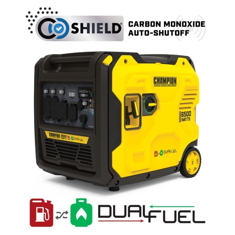 Champion Power Equipment 6500W Dual Fuel Port Inverter Generator 201532 - Image 5