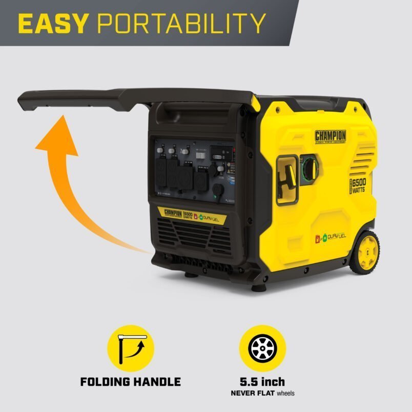 Champion Power Equipment 6500W Dual Fuel Port Inverter Generator 201532 - Image 2