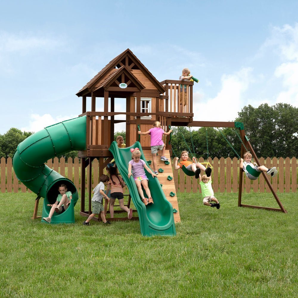 Backyard Discovery Skyfort III Swing Set - Image 4