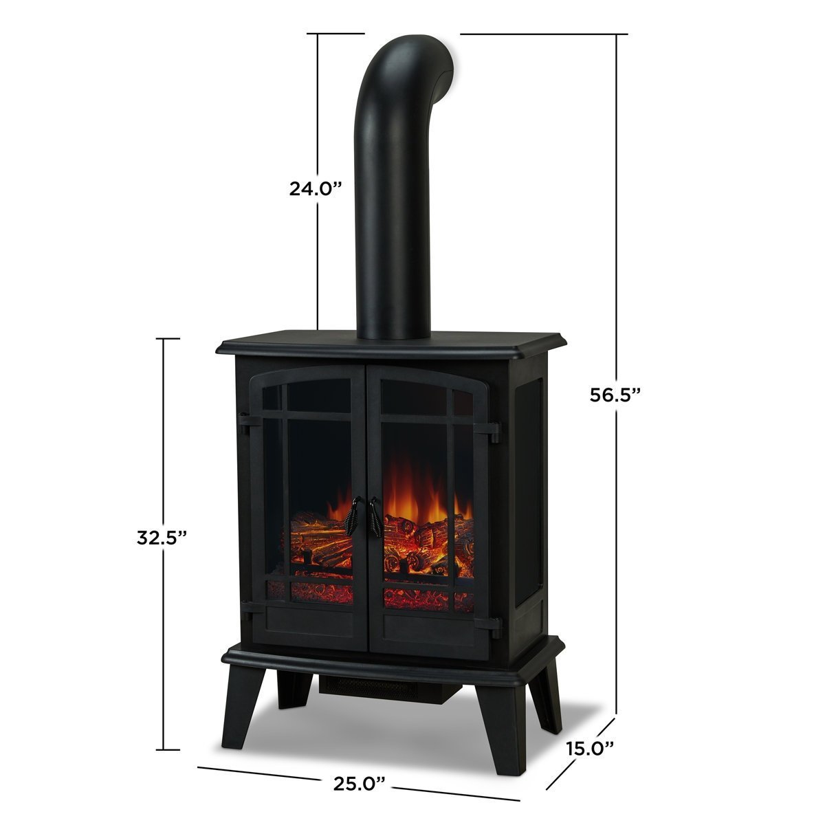 Real Flame Foster 25″ Electric Fireplace - Image 5