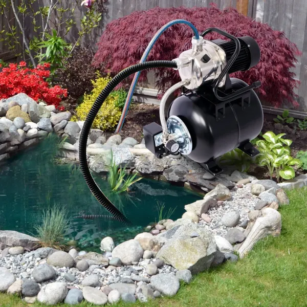 1.6HP Shallow Well Pump with 5-Gallon Pressure Tank – Automatic Water Booster, Garden & Irrigation Pump - Image 8