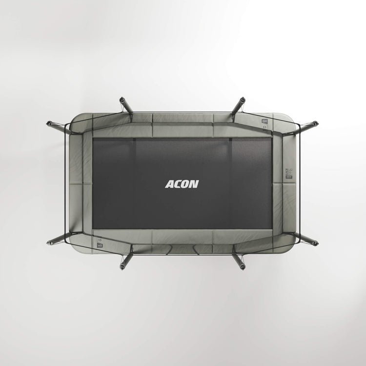 Acon 13 HD Rectangular Trampoline with Net and Ladder - Image 3