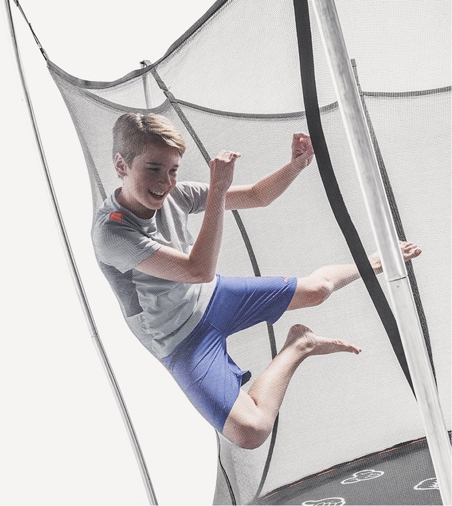 Vuly Safe Outdoor Trampoline Round Springless Trampolines With Safety Enclosure Net - Image 2