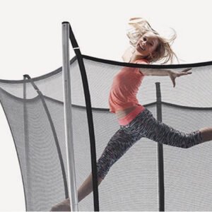 Vuly Safe Outdoor Trampoline Round Springless Trampolines With Safety Enclosure Net