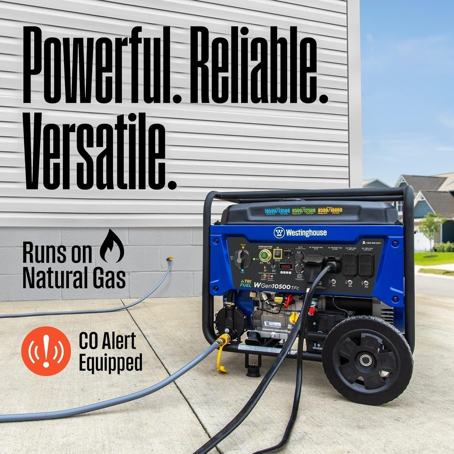 Westinghouse 13,500 Peak Watt Dual Fuel Portable Generator - Image 4