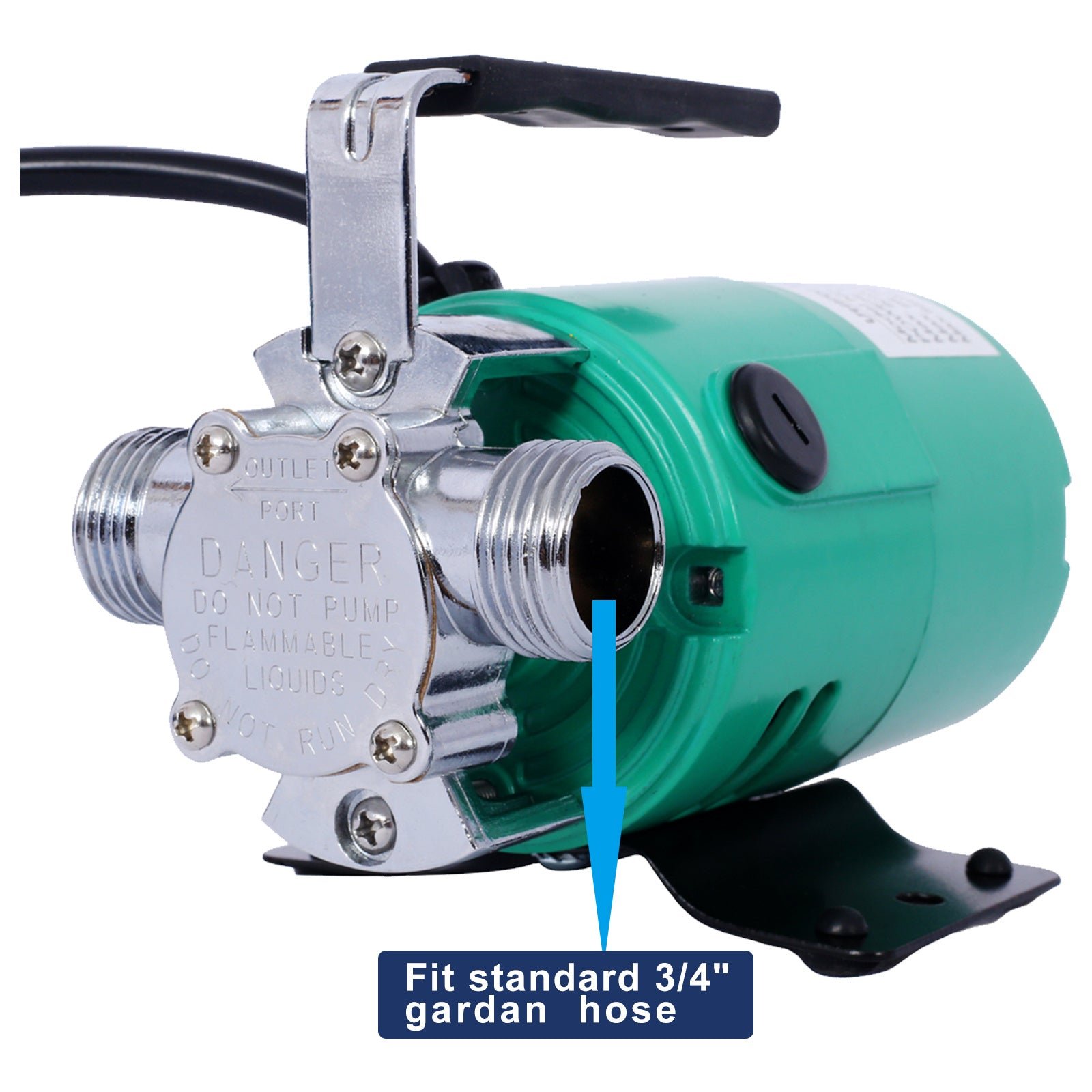 330 GPH Utility Pump with 6-Foot Hose Kit for Garden, Pool, Hot Tub, Rain Barrel - Image 5