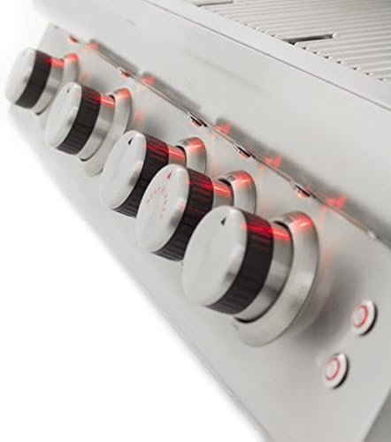 Blaze 32 Inch 4-Burner LTE Gas Grill with Rear Burner and Built-in Lighting System - Image 2