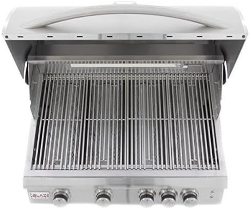 Blaze 32 Inch 4-Burner LTE Gas Grill with Rear Burner and Built-in Lighting System - Image 3