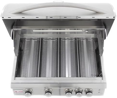 Blaze 32 Inch 4-Burner LTE Gas Grill with Rear Burner and Built-in Lighting System - Image 5