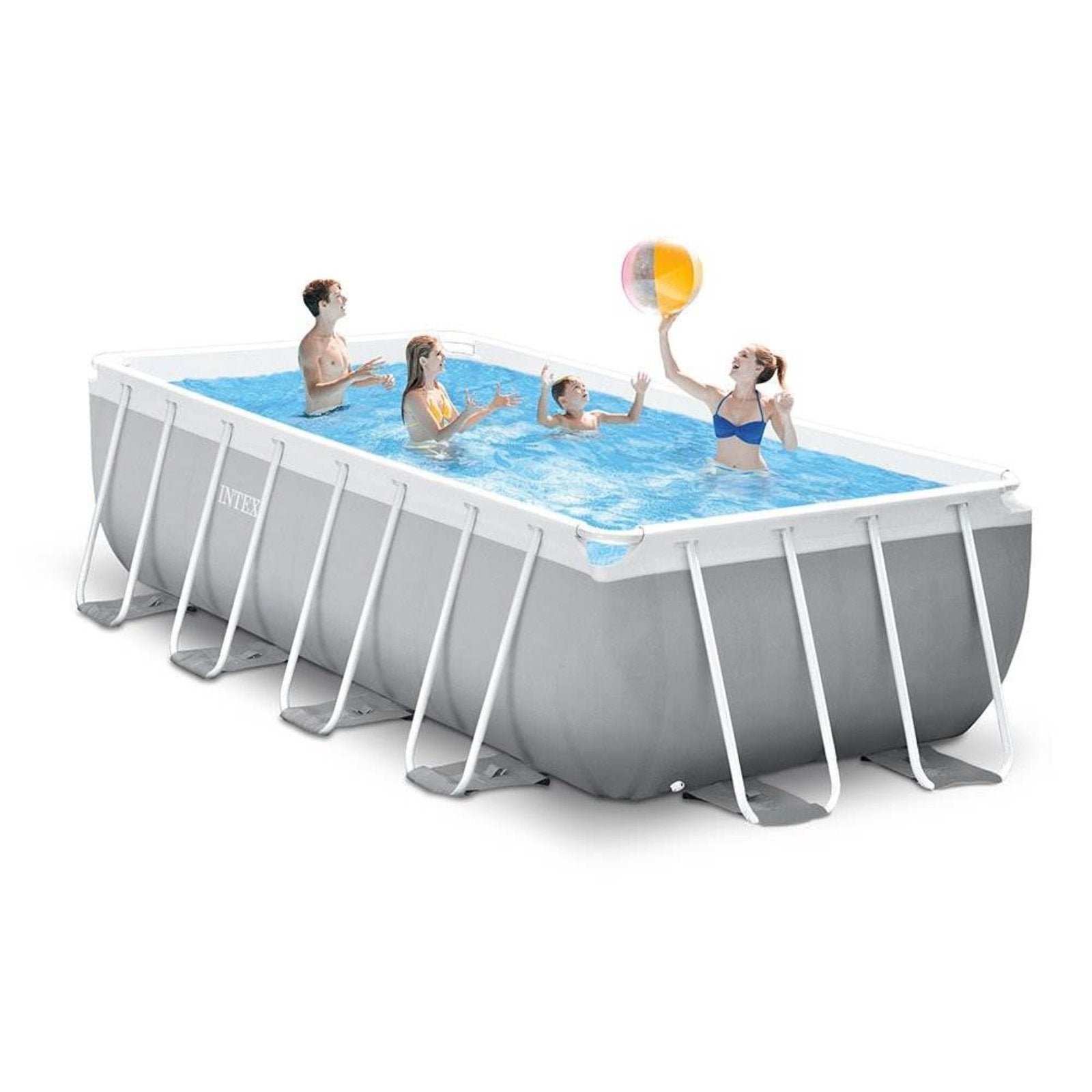 Intex 16Ft X 8Ft X 42In Prism Frame Rectangular Pool Set - Image 5