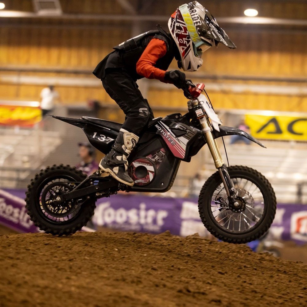 MotoTec Kids Electric Ride-On Dirt Bike - Image 5