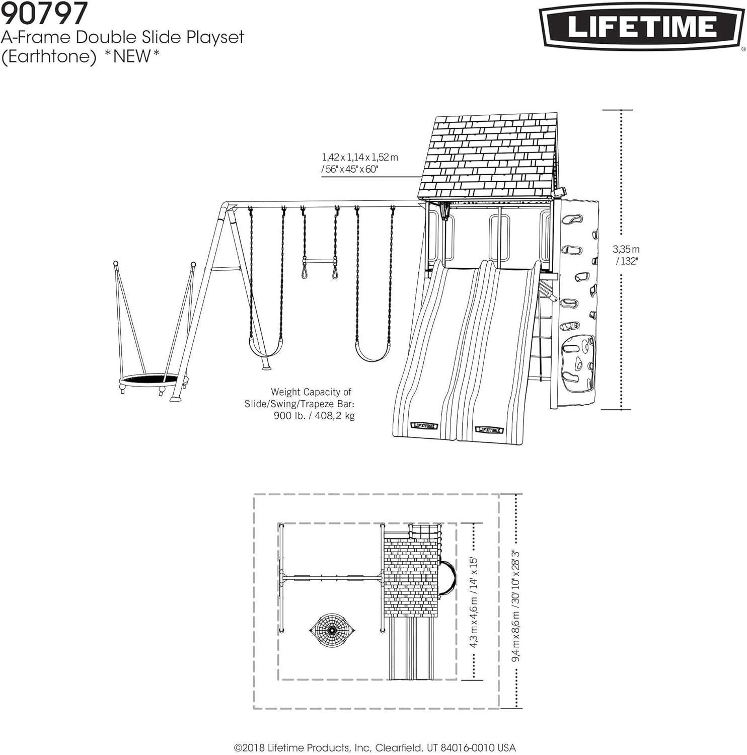 Lifetime Big Stuff Swing Set - Image 8