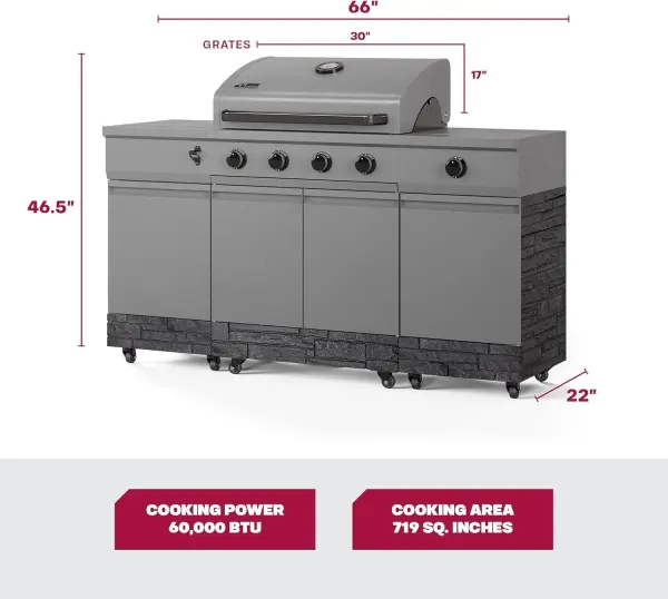 TYTUS Fresno Series 5 Burner Grill TDT-021 - Image 3