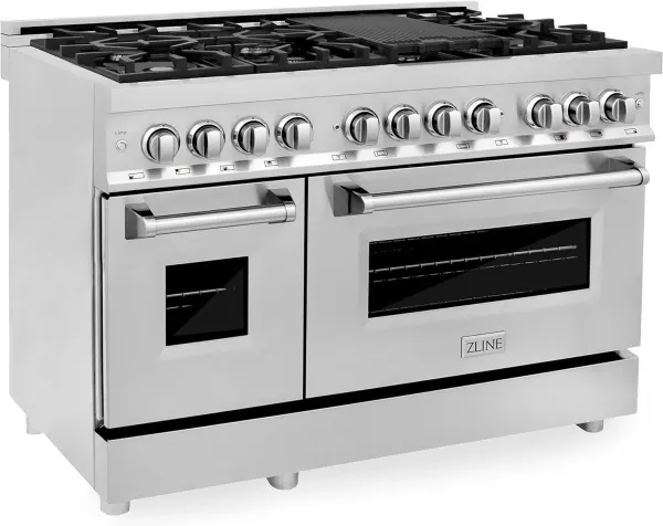 ZLINE 48″ Professional Dual Fuel Range - Image 4