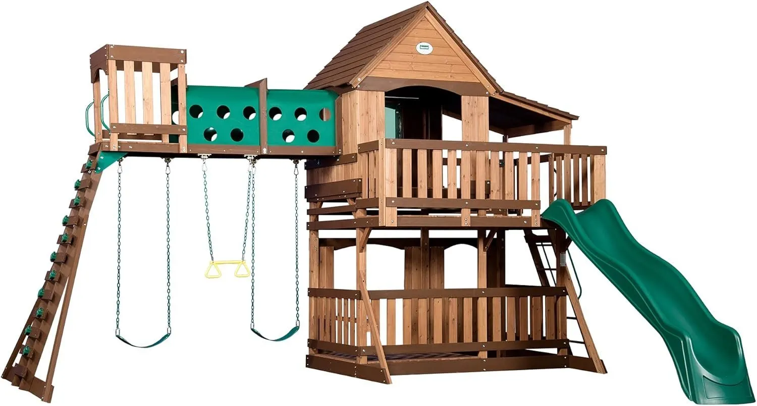 Backyard Discovery Woodridge Elite Cedar Swing Set/Playset - Image 9