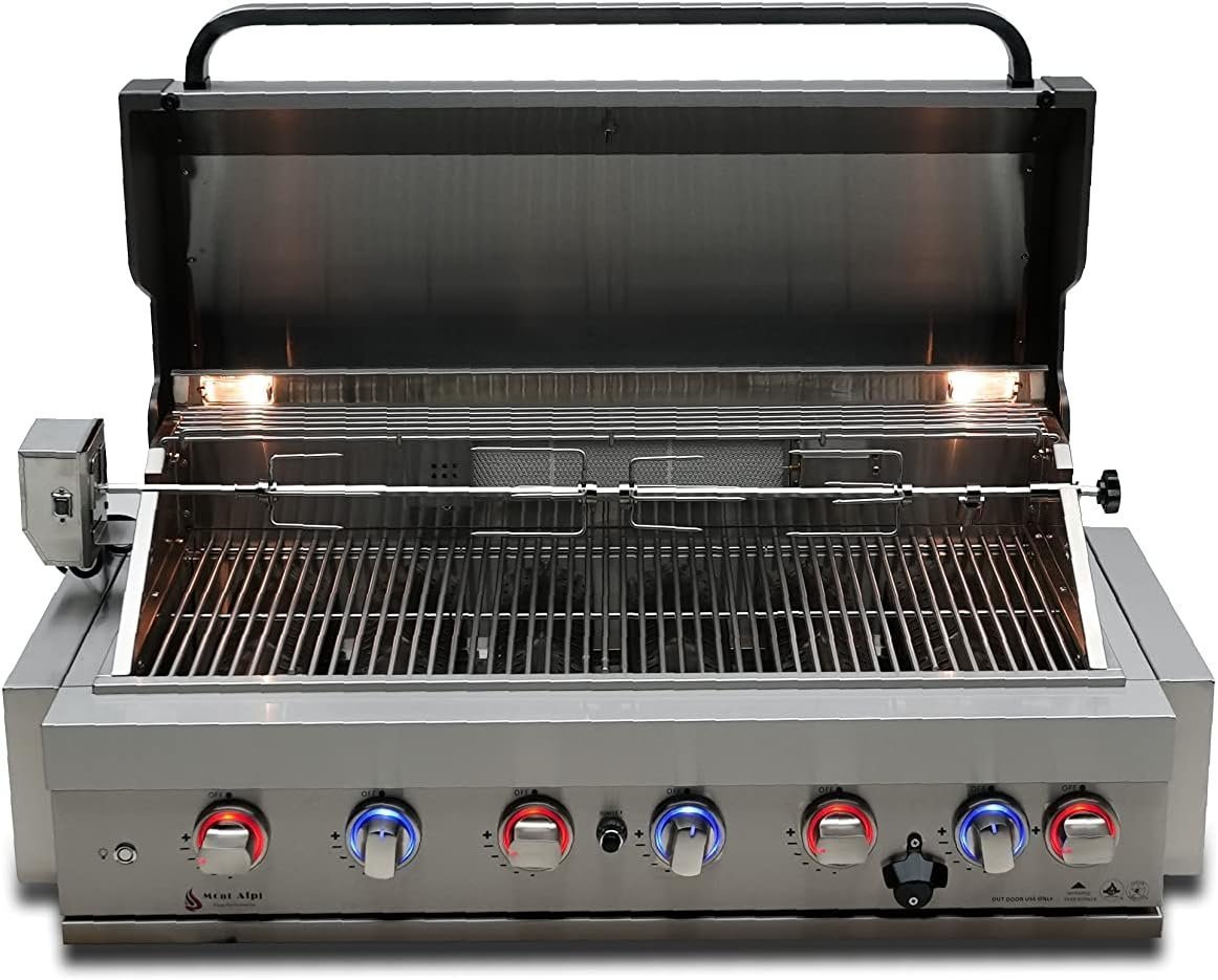 Mont Alpi 805 Built-In Gas Grill - Image 4