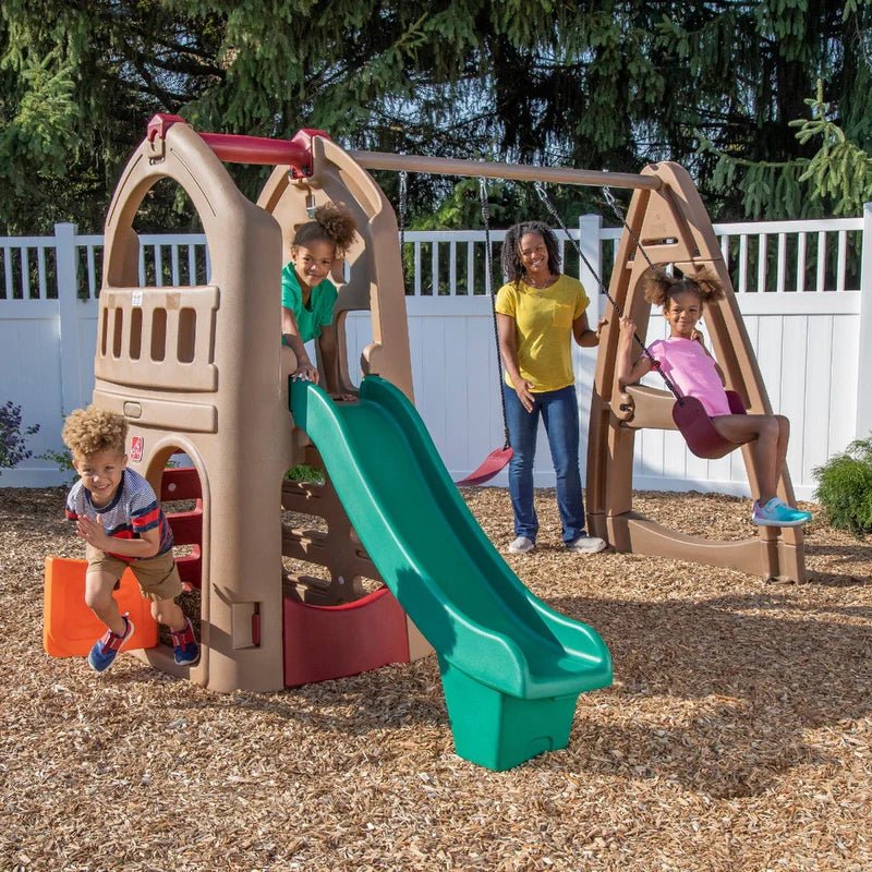Step2 Naturally Playful Playhouse Climber & Swing Extension - Image 2