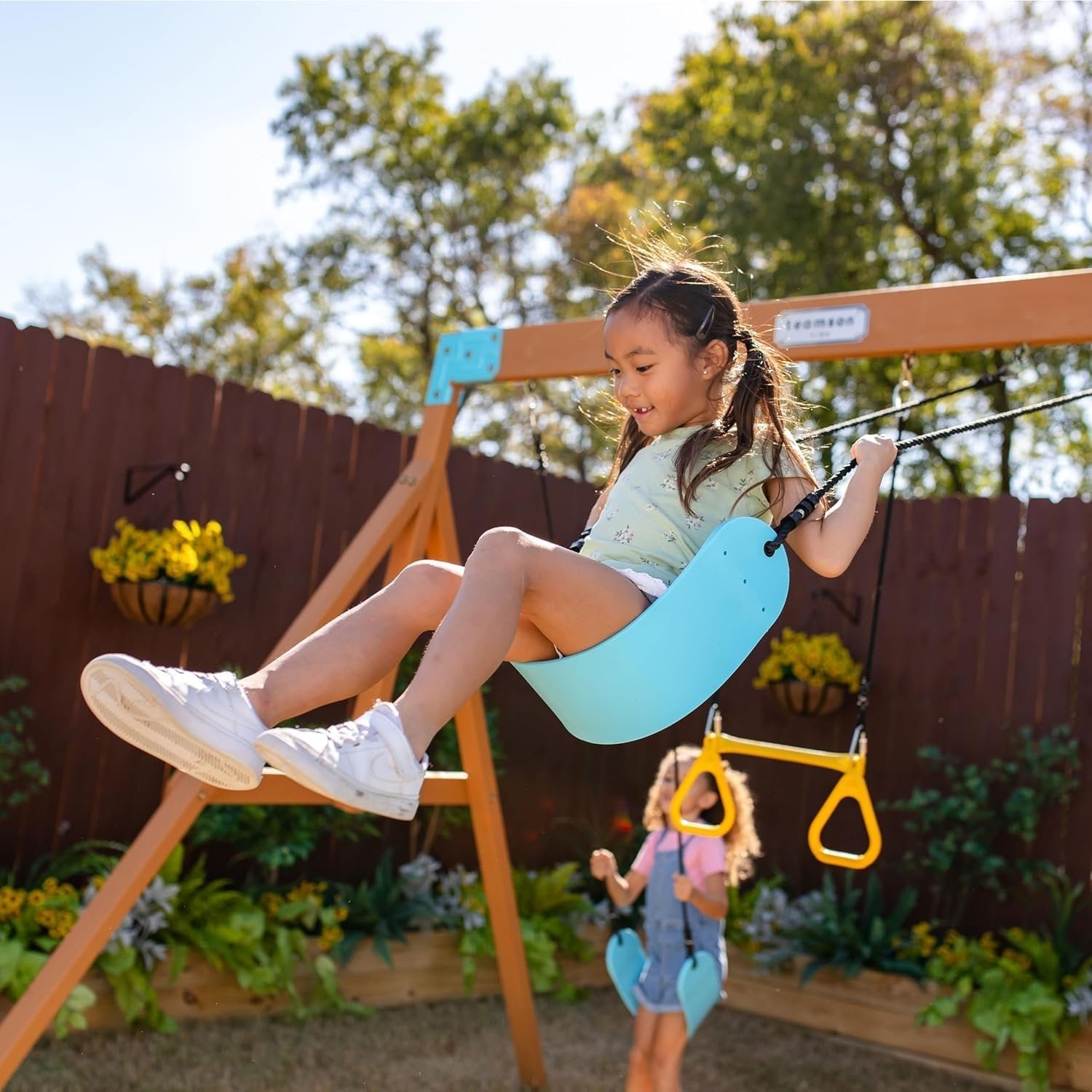 Teamson Kids Laguna Swing Set Playset - Image 6