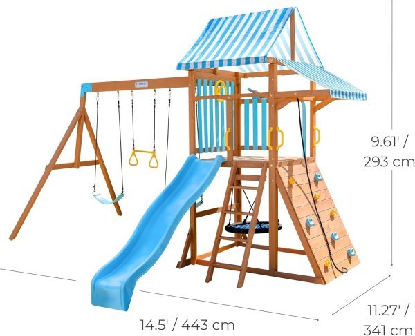 Teamson Kids Laguna Swing Set Playset - Image 11