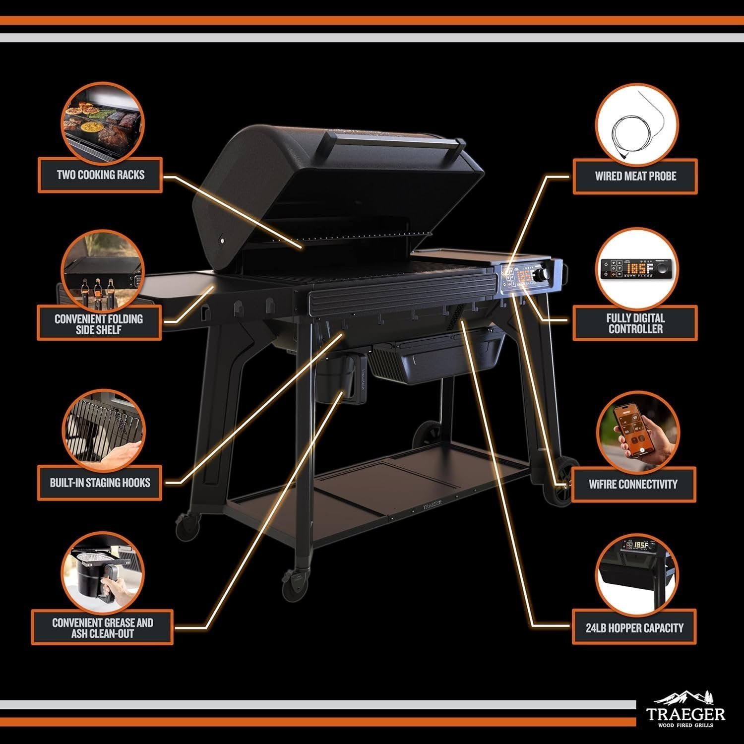 Traeger Woodridge Pro Pellet Grill - Image 4