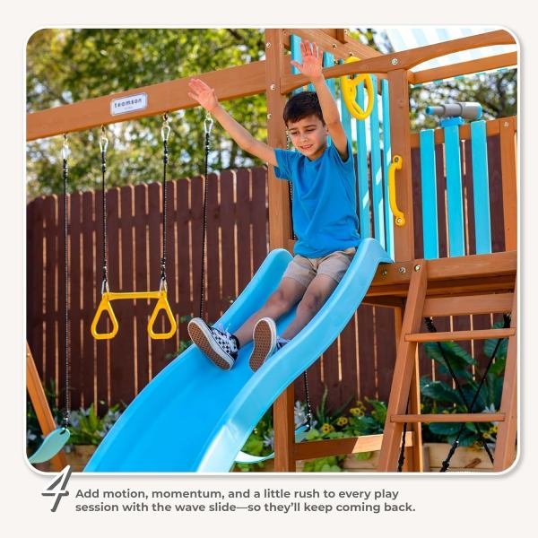 Teamson Kids Laguna Swing Set Playset - Image 9
