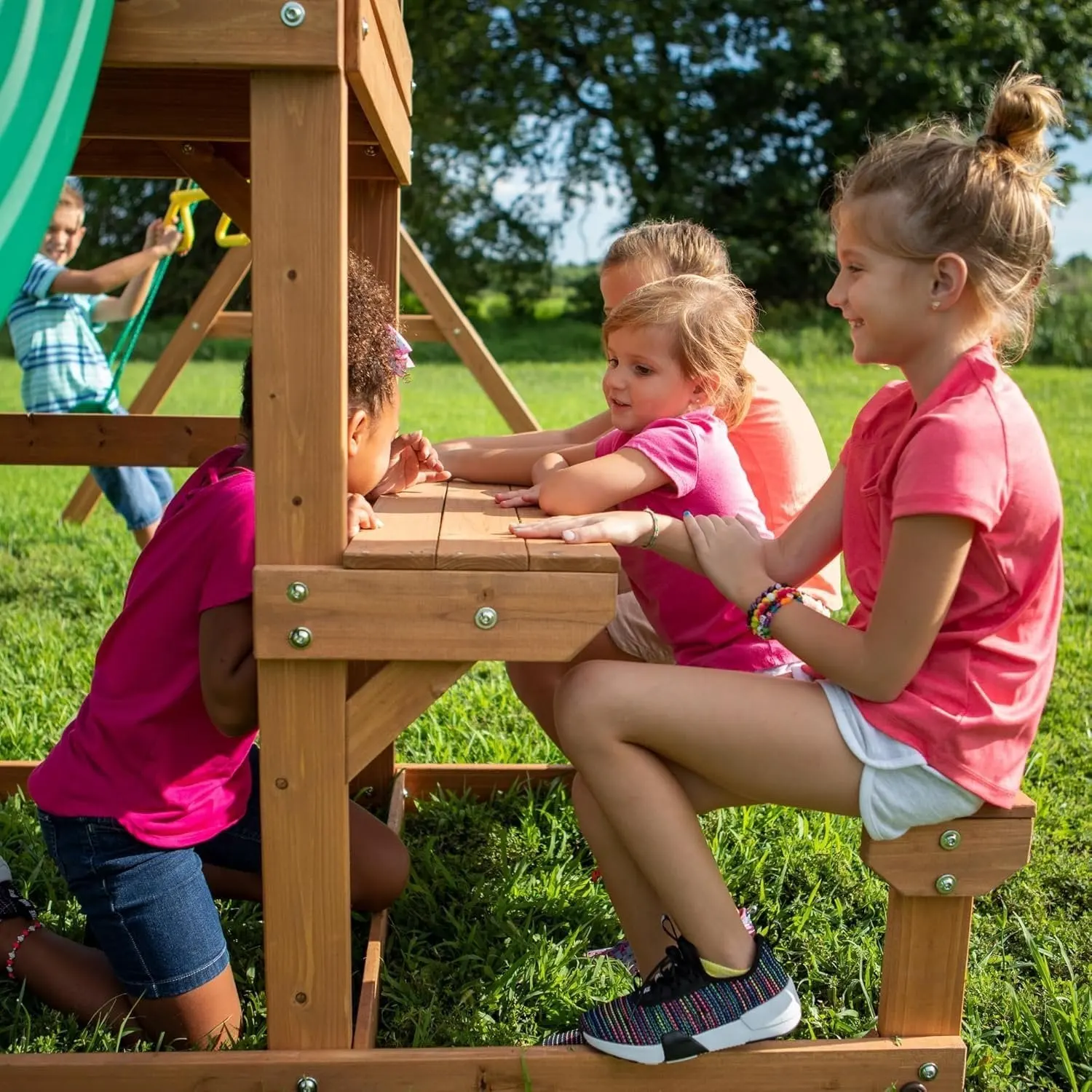 Backyard Discovery Belmont All Cedar Swing Set - Image 4
