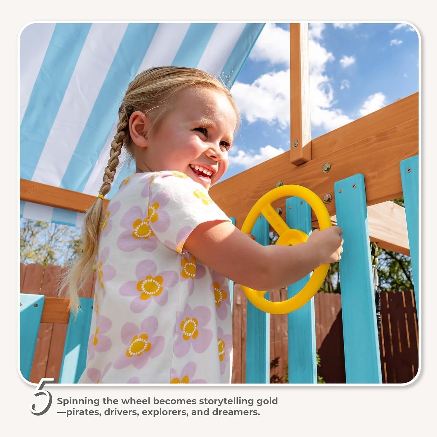 Teamson Kids Laguna Swing Set Playset - Image 10