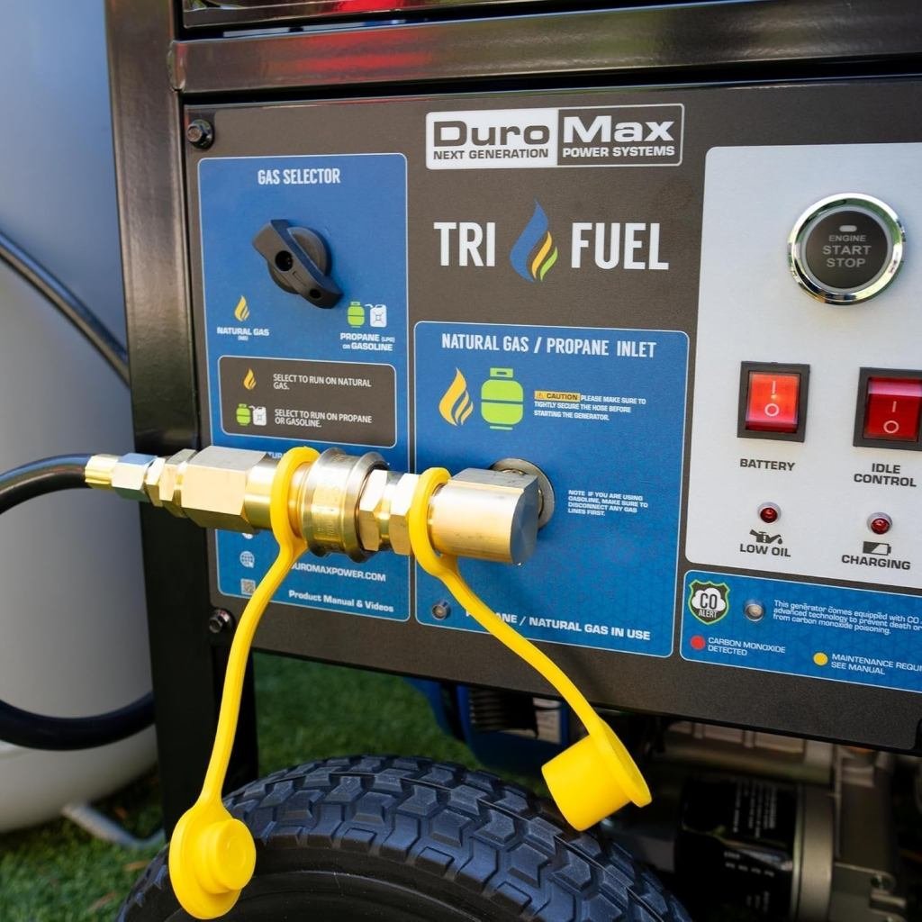 DuroMax 15,000-Watt Tri-Fuel Portable Generator XP15000HXT - Image 4