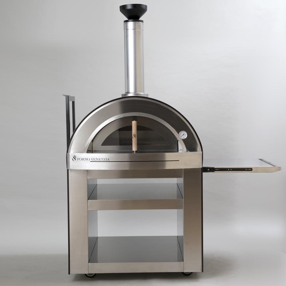Forno Venetzia Torino 500 62-Inch Outdoor Wood-Fired Pizza Oven – Copper - Image 8