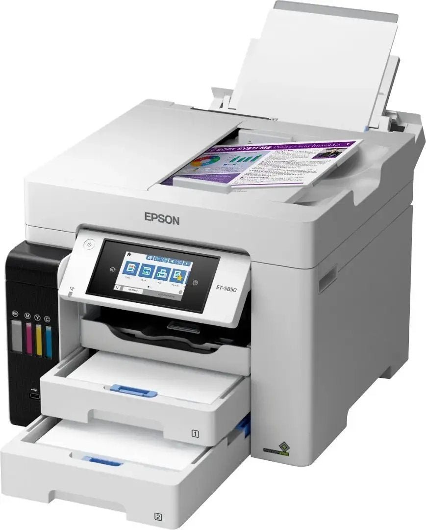 Epson EcoTank Pro ET-5850 Wireless Color All-in-One Supertank Printer C11CJ29201 - Image 3
