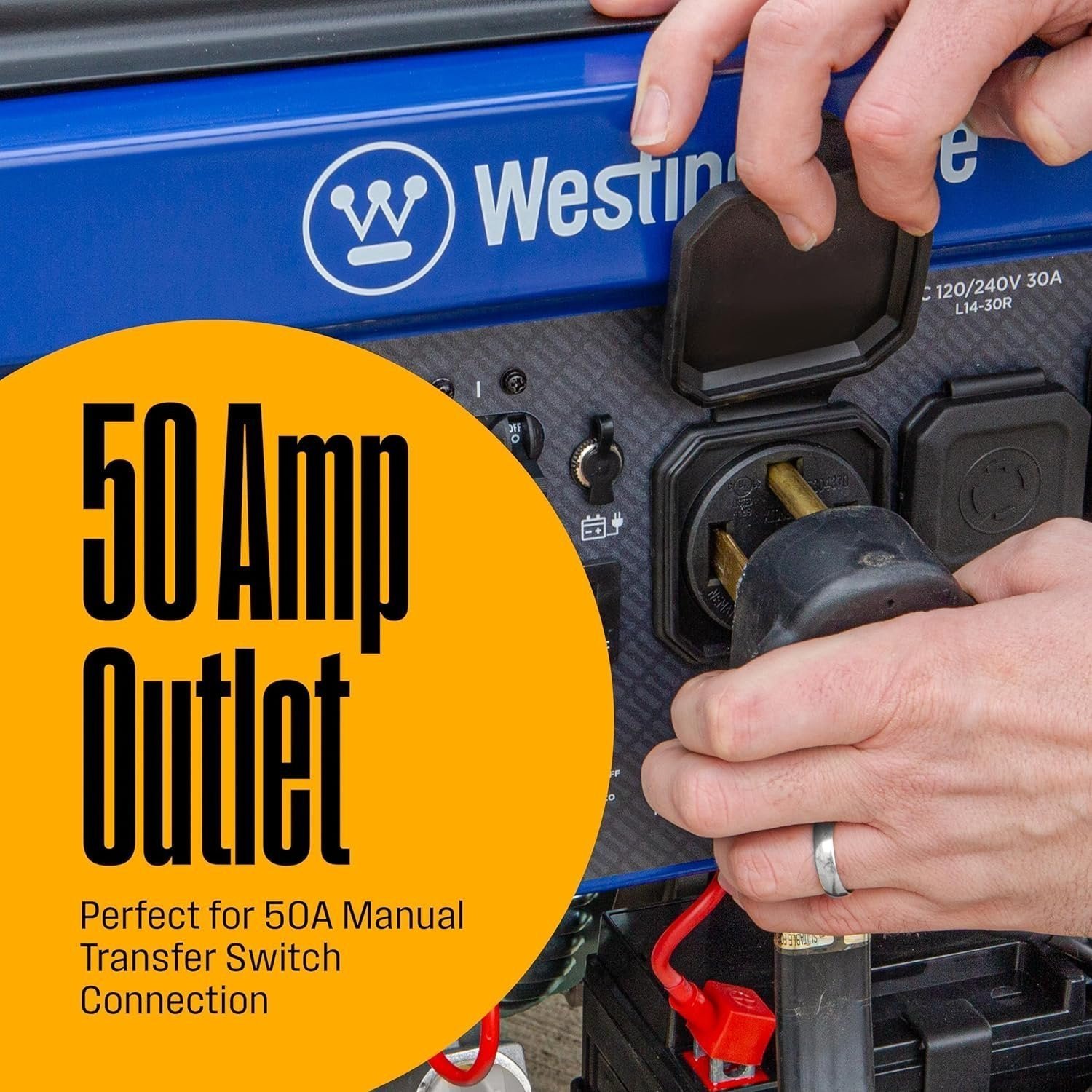 Westinghouse 9500 Peak Watt Home Backup Portable Gas Powered Generator - Image 7