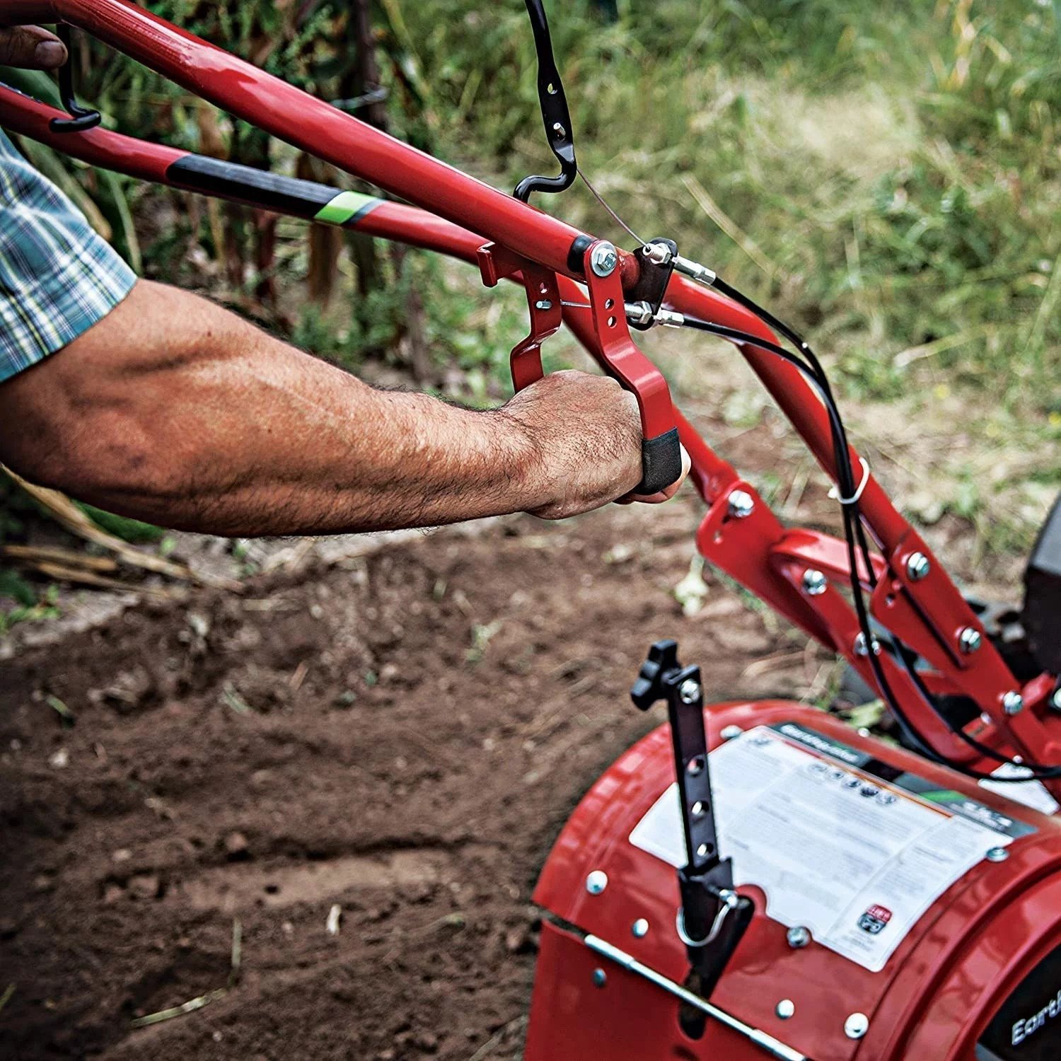 Earthquake 33970 Victory Rear Tine Tiller, Powerful 212cc 4-Cycle Viper Engine - Image 2