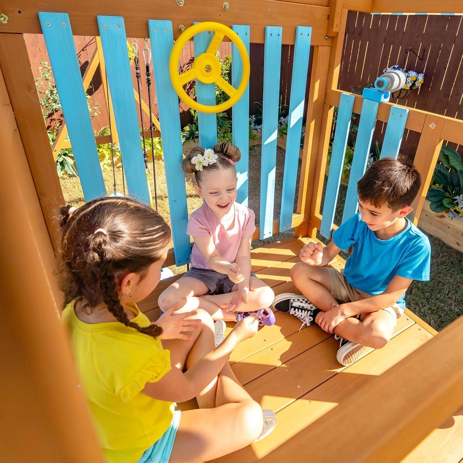 Teamson Kids Laguna Swing Set Playset - Image 5