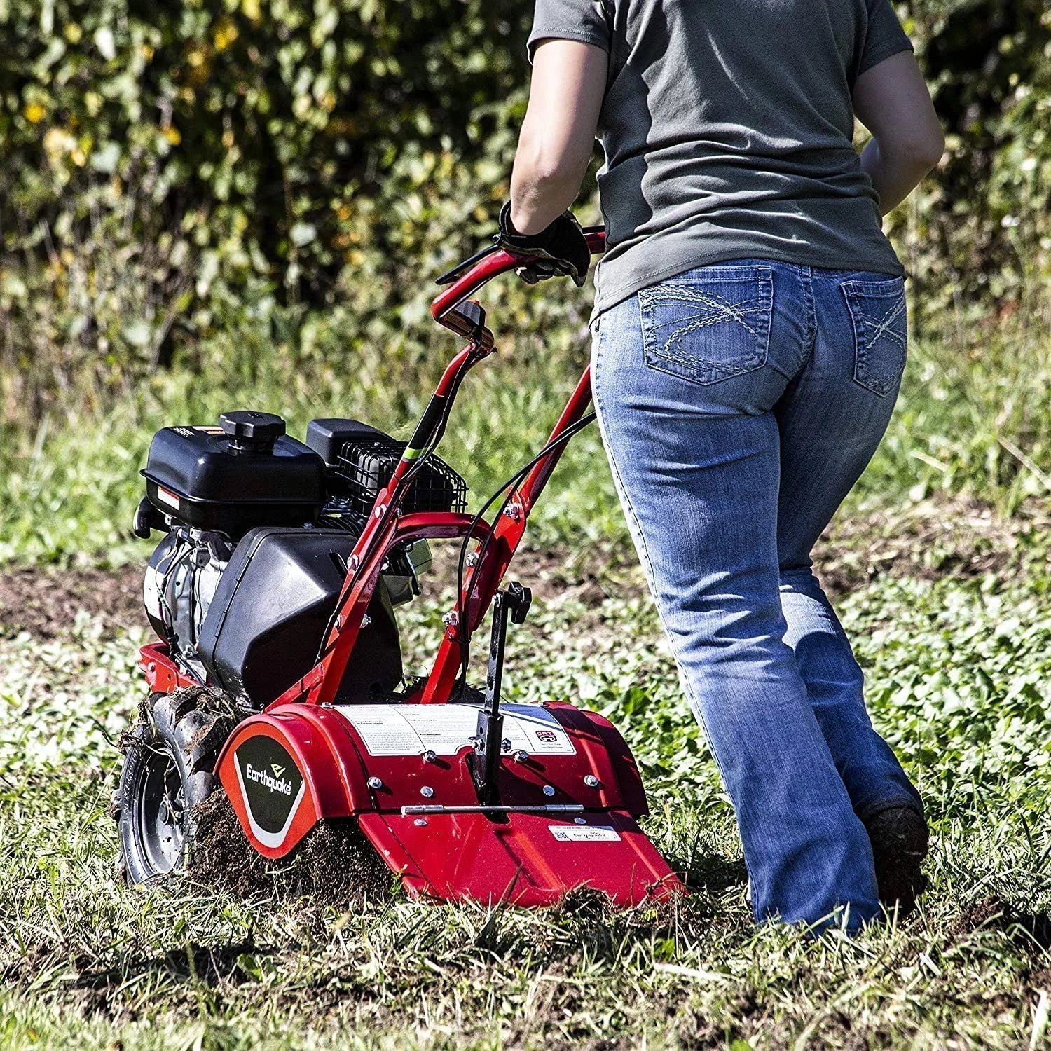 Earthquake 33970 Victory Rear Tine Tiller, Powerful 212cc 4-Cycle Viper Engine - Image 5