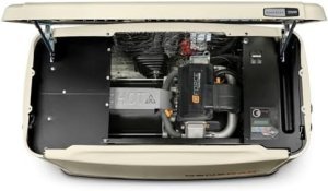 Generac Guardian 22kW Home Standby Generator with 200 Amp Transfer Switch, Durable All Aluminum, WiFi Enabled with G-Force Engine, Easy to Use, Whole House Power Backup, Smart Outage Solution – Bisque