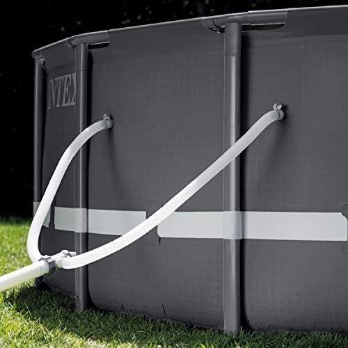 Intex Ultra XTR Frame 14′ x 42″ Round Above Ground Outdoor Swimming Pool Set with Sand Filter Pump, Ladder, Ground Cloth, and Pool Cover - Image 2