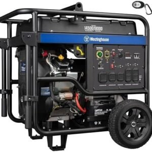 Westinghouse 18000 Peak Watt Home Backup Portable Generator, Remote Electric Start, Transfer Switch Ready 30A & 50 Outlets, Gas Powered, CO Sensor
