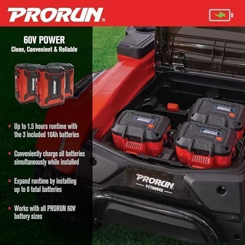 60V Zero Turn Riding Lawn Mower - Image 2