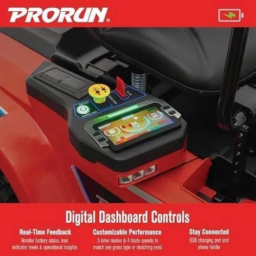 60V Zero Turn Riding Lawn Mower - Image 6