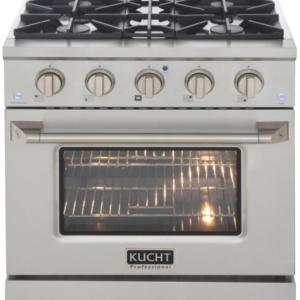 Kucht 30 Gas Range in Titanium