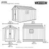 Lifetime 8 Ft. X 12.5 Ft. Outdoor Storage Shed – 60305 - Image 8