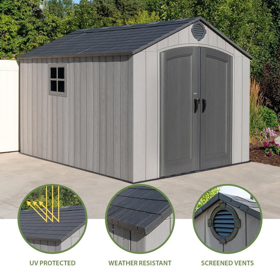 Lifetime 8 Ft. X 12.5 Ft. Outdoor Storage Shed – 60305 - Image 5