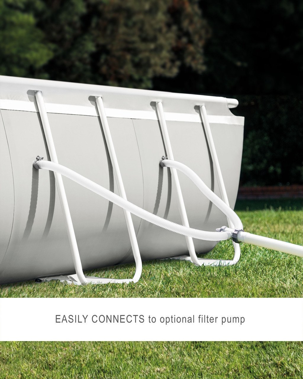 Prism Frame™ 20′ x 10′ x 48″ Oval Above Ground Pool Set - Image 6