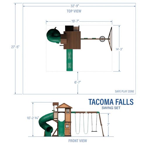 Backyard Discovery Tacoma Falls Swing Set - Image 6