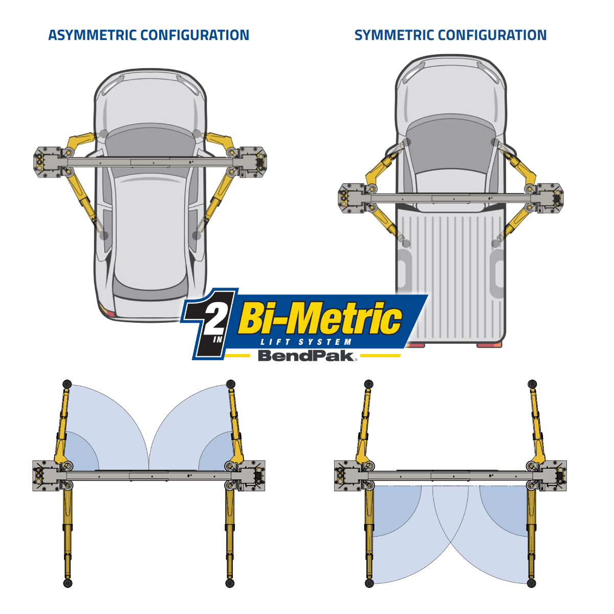 BendPak 10AP-168 Two Post Car Lift – 10,000-Lb Capacity – 168″ Extended Height - Image 4